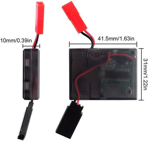 Winch 1:10 SCX10 90046 TRX4 INJORA Metal Automatic Wireless Remote Controller System for RC Crawler Car Axial Redcat