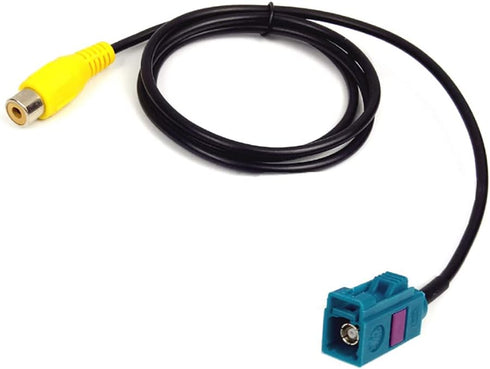 TheCoolCube Reverse Camera Adapter, Fakra to RCA Reversing Parking Cable for Benz and Volvo Models