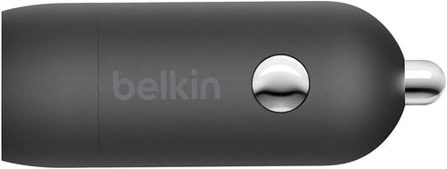 Belkin 20 Watt USB C Car Charger, Fast Charging for Apple iPhone 14, 13, iPad Pro, Samsung Galaxy S22 Ultra