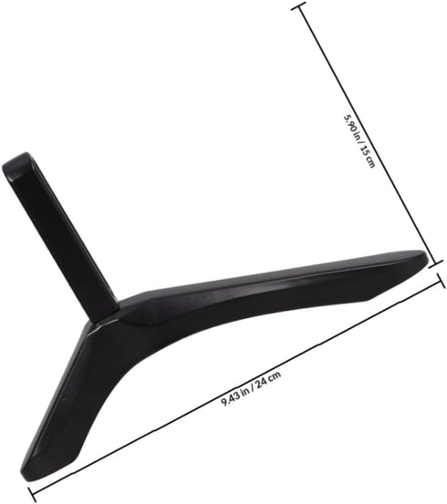 TOPPERFUN TV Stand Base Aluminum Alloy No-Drill Desktop Mount Stable TV Riser Stand Universal Tabletop Support