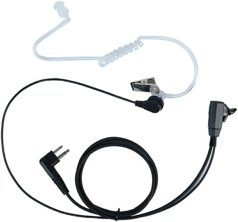 Sarcia 5 Pack Walkie Talkie Earpiece Headset PTT MIC for Motorola 2 Way Radio 2 Pin Rdm2070d cp200 cp200d cp185 with Covert Acoustic Tube