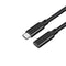 1.6FT USB C Male to Female Extension Cable, Type C USB 3.1 Gen 2, 10Gbps Data, 100W Charging for MacBook Pro, iPad Pro,