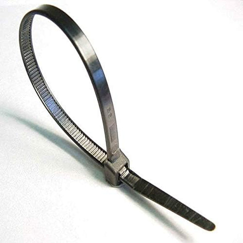 SYD 4 Inch Length, 18lb Small Size Self Locking Nylon Cable Zip Ties - 1000 Piece (Black)