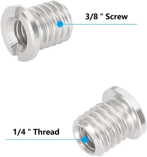 CAMVATE 5 1/4"-20 3/8"-16 0982 Pieces Threaded Screw Adapter Female to Male for DSLR Tripod Monopod