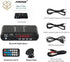XRONG Radio,MP3 4-Digital 3.5mm Bluetooth Audio Receiver FM Digital Player,LED Display,SD Card/USB Playback Audio