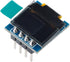 JESSINIE 2pcs 0.49" I2C 64x32 SSD1306 OLED Display Module, IIC White Screen, for DIY Projects