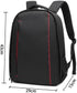 Waterproof Large Camera Backpack Shoulder Bag for Canon Nikon Sony SLR/DSLR Digital Lens, Purple Travel Case