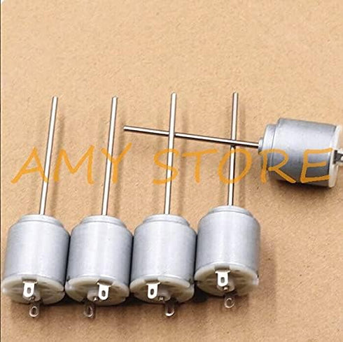 Generic 1Pc R140 46mm 12V 3000RPM 150mA 24V Electric Round Motor Long Shaft DC Max DIY Car Toy Boat Plane Car Model