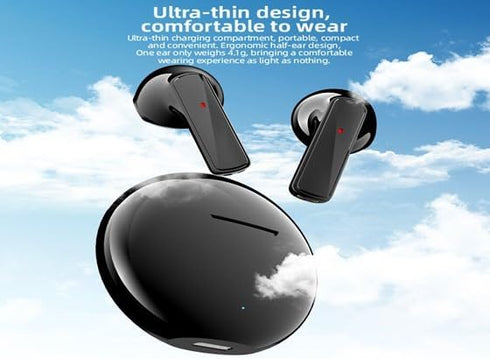 RDRKR Waterproof IPX 7 Bluetooth 5.3 Wireless Earbuds, Compatible with Android/iOS Mobile Phones, Tablets, Gaming