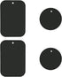 DSTELIN Universal Metal Plate 4 Pack for Magnetic Phone Car Mount Holder Cradle,