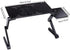 KCHEX 360 Adjustable Foldable laptop Desk Aluminum Table Stand Bed Notebook Tray