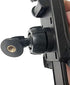 2 Pack 1/4 inch to 17mm Ball Mount Adapter, Swivel Bolt for Tripod Selfie Grip Stand, Tablet Clip Cradles (Black)