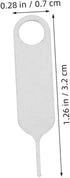 500pcs Veemoon Mobile Phone Card Removal Needle Sim Card Ejector Tool Sim Card Tool Sim Eject Pin Phone Sim Remover Sim