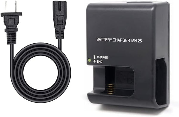 MH-25 Battery Charger, Fast Charging for Nikon EN-EL15 Battery, Compatible with D850, D800, D810 Cameras