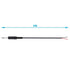 Fancasee 2 Pack Replacement 6.35mm Male Plug to Bare Wire Open End TS 2 Pole Mono Audio Cable for Repair