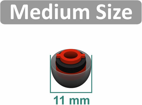 3 Pcs Silicone Ear Tips for Voyager 5200 / Voyager Legend, Replacement Medium Size Noise Reduce Earbuds