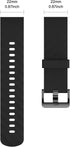 RUIMEN Smart Watch Bands, 22mm Soft Silicone Replacement Straps for D1 H1 Smart Watch