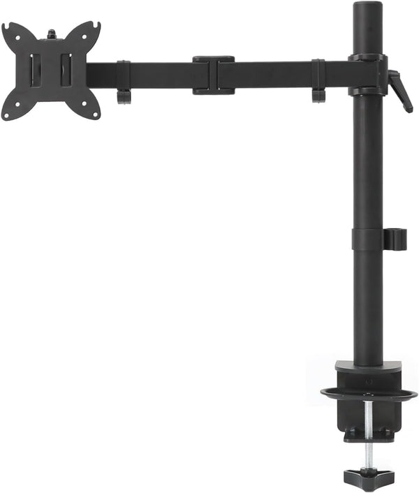Amazon Basics Adjustable Single Computer Monitor Desk Mount Arm, Holds up to 32" and