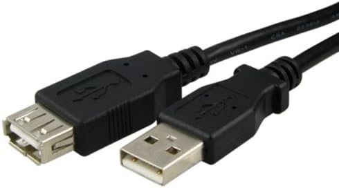 10ft USB 2.0 Type A Male to Female Extension Cable - Black