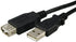 10ft USB 2.0 Type A Male to Female Extension Cable - Black