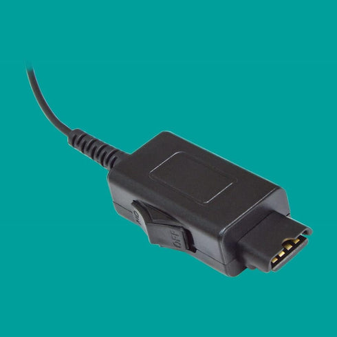 Y-Splitter Adapter Y-Training Cable with Mic Switch, Compatible with Plantronics QD Headset for Training Purposes