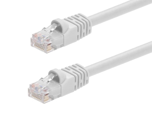 Monoprice 20FT 24AWG Cat6 550MHz UTP Ethernet Bare Copper Network Cable - White