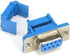 PC Accessories Connectors Pro 10-Pack - 2.54mm DB9 Female IDC Crimp Connector for 1.27mm Flat Ribbon Cable