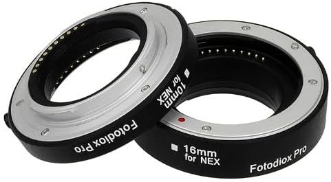 Fotodiox Pro Automatic Macro Extension Tube Kit for Sony E-Mount (NEX) Camera System