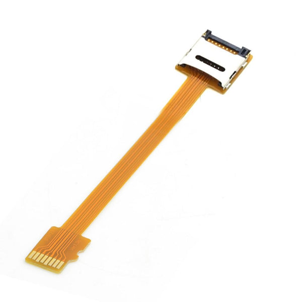 Chenyang Micro SD TF Memory Card Kit with TF Male to Female Soft Flat FPC Extension Cable 10cm