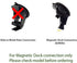 Strong Suction Mount with Magnetic Cradle for Escort IX IXc Max 3 4 Max360C /Year 2020 Max 360 Redline EX Beltronics