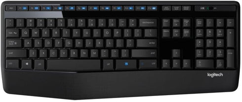 Logitech K345 Wireless Keyboard with Palm Rest, Full-Sized and 2.4 GHz USB Receiver for PC and Laptop