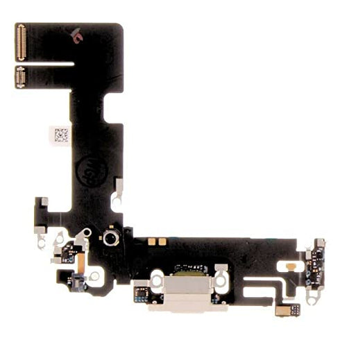 Replacement USB Dock Charging Port Flex Cable PCB Board Module for Apple iPhone 13 (White)