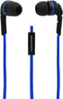 MobileSpec MBS10113 Stereo Earbuds, Flat Cord with In-Line Mic
