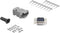 D-Sub Connector Crimp Unshielded Plastic Hood DIY Kit, High Density DB15, Male