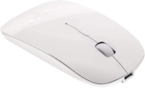 Tsmine Bluetooth Wireless Mouse - Slim Rechargeable, Noiseless Click & 3 Adjustable DPI