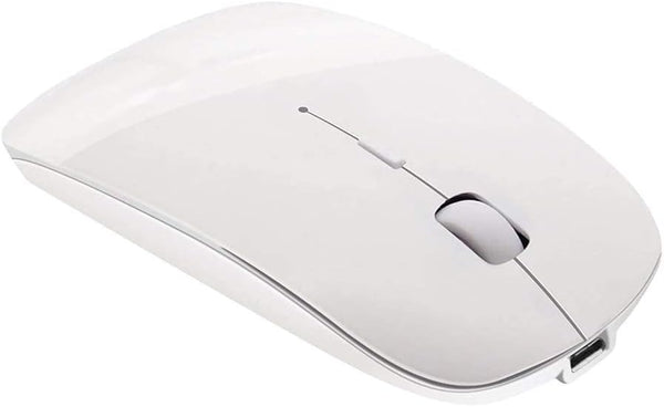 Tsmine Bluetooth Wireless Mouse - Slim Rechargeable, Noiseless Click & 3 Adjustable DPI