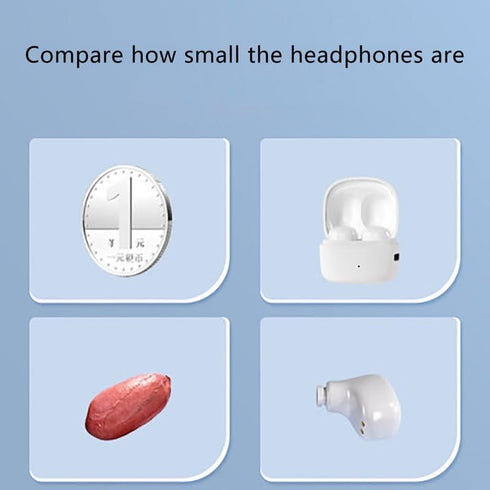 Wireless Ear Buds for Small Ears, 2.5g Light Weight Mini Earbuds in Cute Colors for Women & Kids, Bluetooth 5.3, IPX6