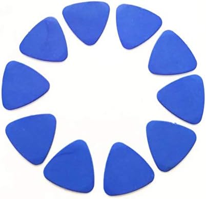 10 Pieces Universal Triangle Plastic Pry Opening Tool for Mobile Phone, Laptop, LCD Screen Disassembly, Blue Guitar