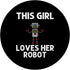 Cool Robot Art For Girls Kid Robotics Robots Engineer Coding PopSockets Standard PopGrip