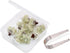 Granvela 10 Pack Cherry MX RGB Brown Key Switches, Plate Mounted Tactile 55g Force for Mechanical Keyboard in PE Box