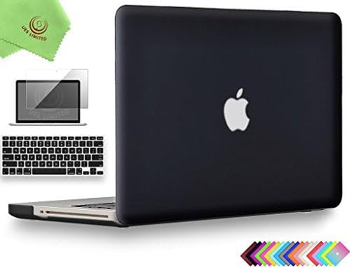 UESWILL 3in1 Smooth Matte Hard Shell Case Cover for MacBook Pro 13 inch (Model A1278) + Keyboard Cover
