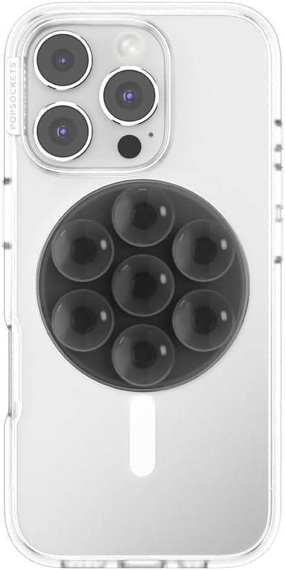 PopSockets Translucent Black Grip for MagSafe - Secure Phone Holder