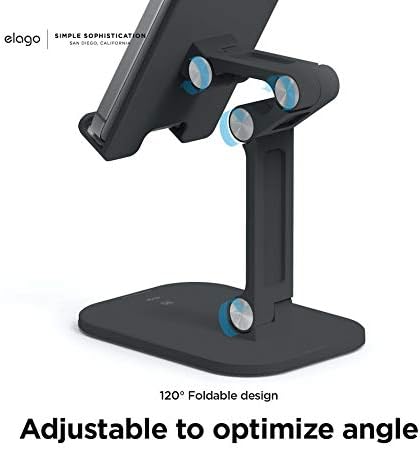 elago M5 12 (5.7, 6.1, 6.7) Adjustable Phone Stand Cell Phone Holder for Desk Compatible with iPhone and Compatible