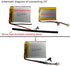DC 3.8V 1600mAh Lithium Battery for Sony WH-1000XM5 Bluetooth Wireless Noise-Canceling Headset 723741