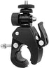 ThtRht 2 Pack 1/4 Insta360 Sports Camera Bike Mount Handlebar Clamp Clip Stand Base with Screw Adapter for Gopro Hero