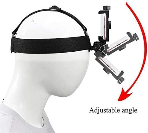 KINGKI Mobile Phone Chest Strap Harness Mount, Head Strap Holder Kit for POV/VLOG, Compatible with iPhone, Samsung,