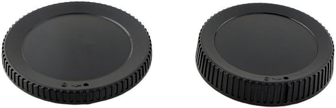 2 Pack Rear Lens Cap and Camera Body Cap Cover Kit for Nikon Z30/Z50/Z5/Z6/Z7/Z9 Cameras, Replaces BF-N1 & LF-N1