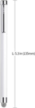 ChaoQ 4 4 4 Stylus Pens for Touch Screens, Pcs Mesh Fiber Stylus, with Replaceable Mesh Tips and Replaceable Rubber