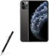 BoxWave Stylus Pen for Apple iPhone 11 Pro Max, FineTouch Capacitive Stylus, Super Precise Jet Black Stylus Pen