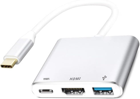 USB C to HDMI Adapter, USB-C Digital AV Multiport Adapter 4K HDMI Video Output, Compatible with iPhone 15 Pro Max